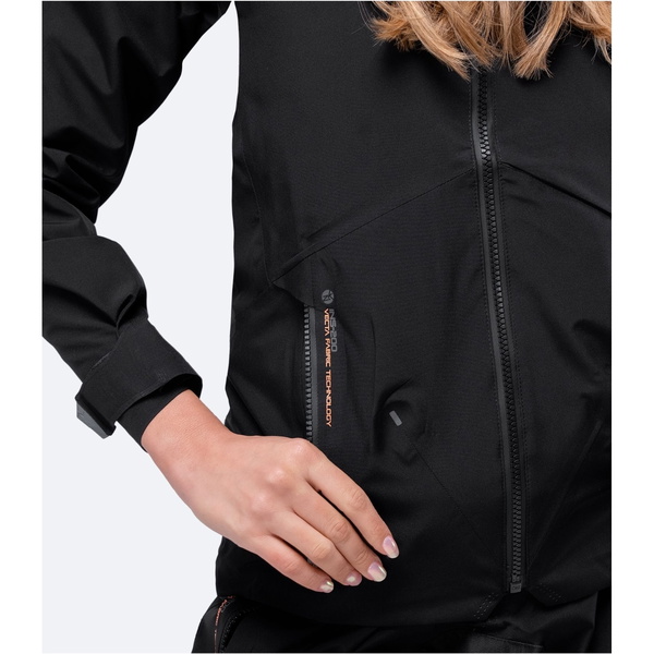 2025 Zhik Da Donna INS200 Coastal Giacca Da Vela JKT-0210-W-BLK - Black